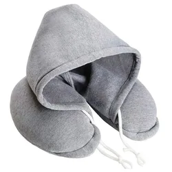 Ergonomic Multi - Functional Travel and Office Neck Pillow (Grey)