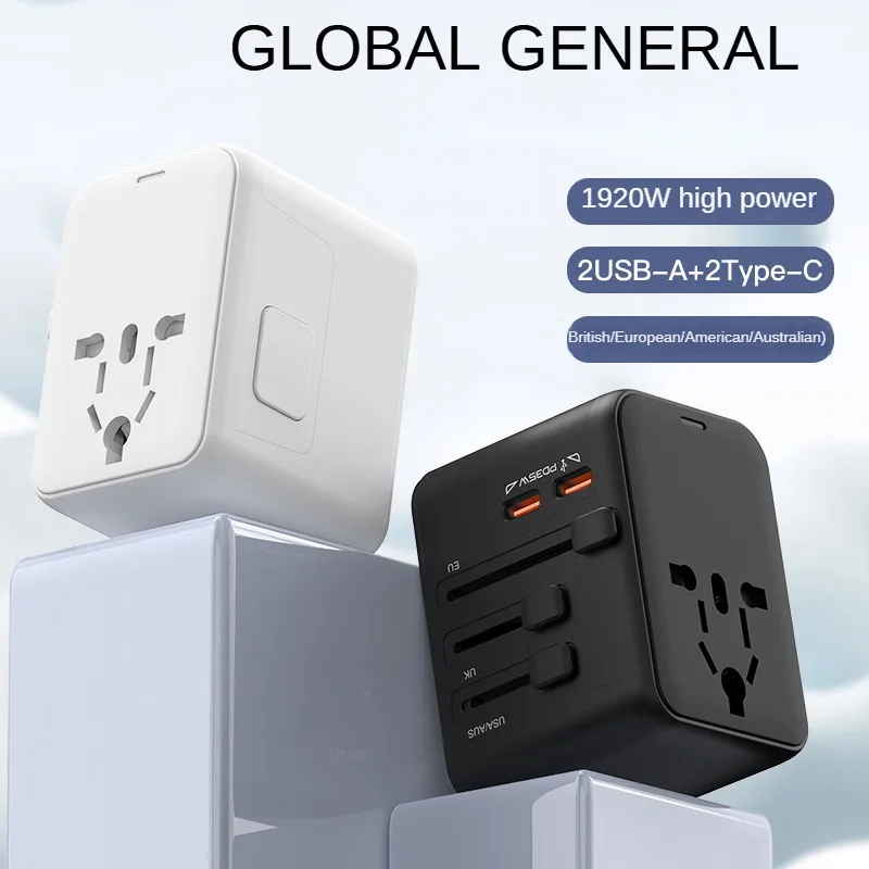 GAN Universal Adapter Plug Multi-Functional Travel