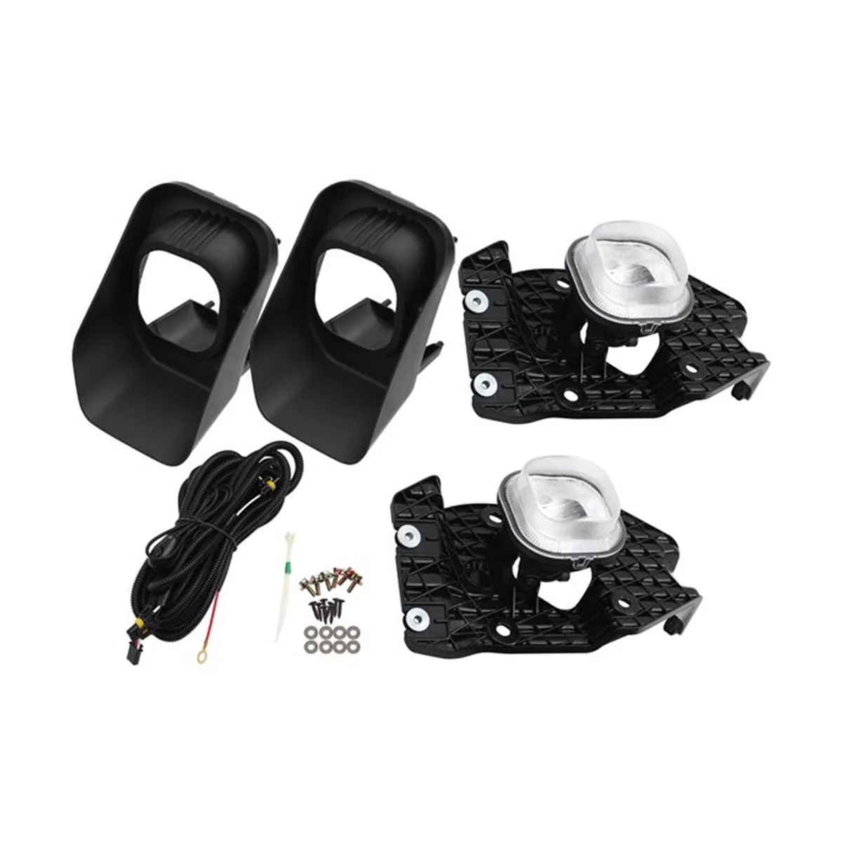

2Pcs Clear Bumper Fog Lamp Left+Right for Superduty 2011-2016