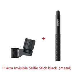 Insta360 Adjustable Ski Pole Mount with Optional Invisible Selfie Stick Accessory (Kit 114cm black)