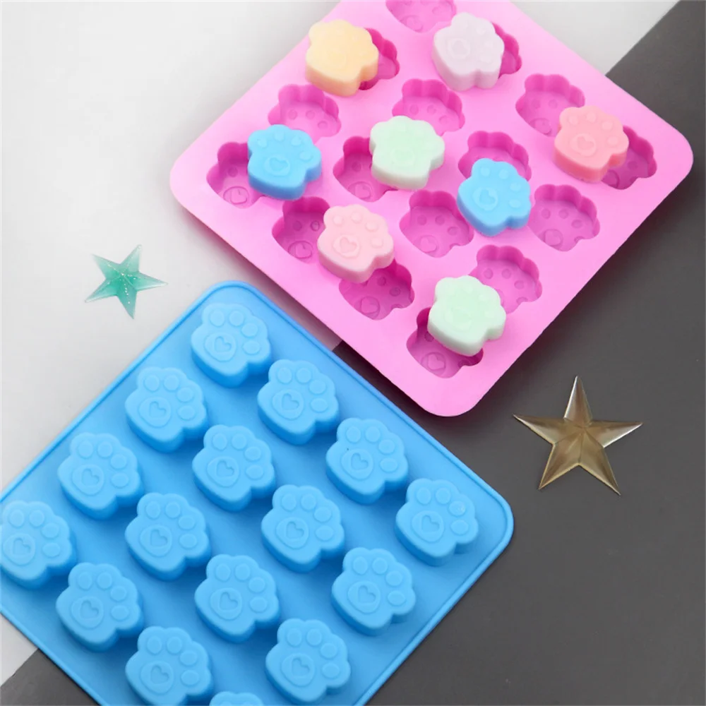 

3D Cat Claw Piggy Ice Cube Silicone Mold DIY Chocolate Cookie Candy Desserts Pastry Cake Decor Baking Tool Fondant Mould