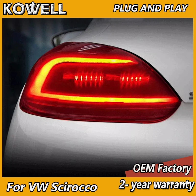 Car Styling Per Vw Scirocco Fanali Posteriori 2009-2015 Volkswagen Scirocco Luce Posteriore Drl Freno A Nebbia Indicatori Di Direzione Retromarcia
