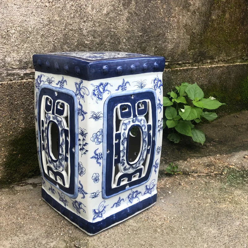 Living room Jindezhen dressing ceramic garden stool Chinese ceramic