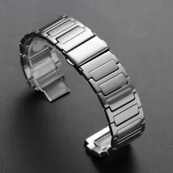 Quick Release Stainless Steel Watchband with Butterfly Buckle - 22mm (Silver)