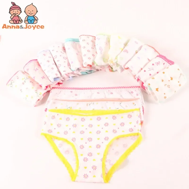 6PCS Girls Underwear Kids Panties for 2-12Years