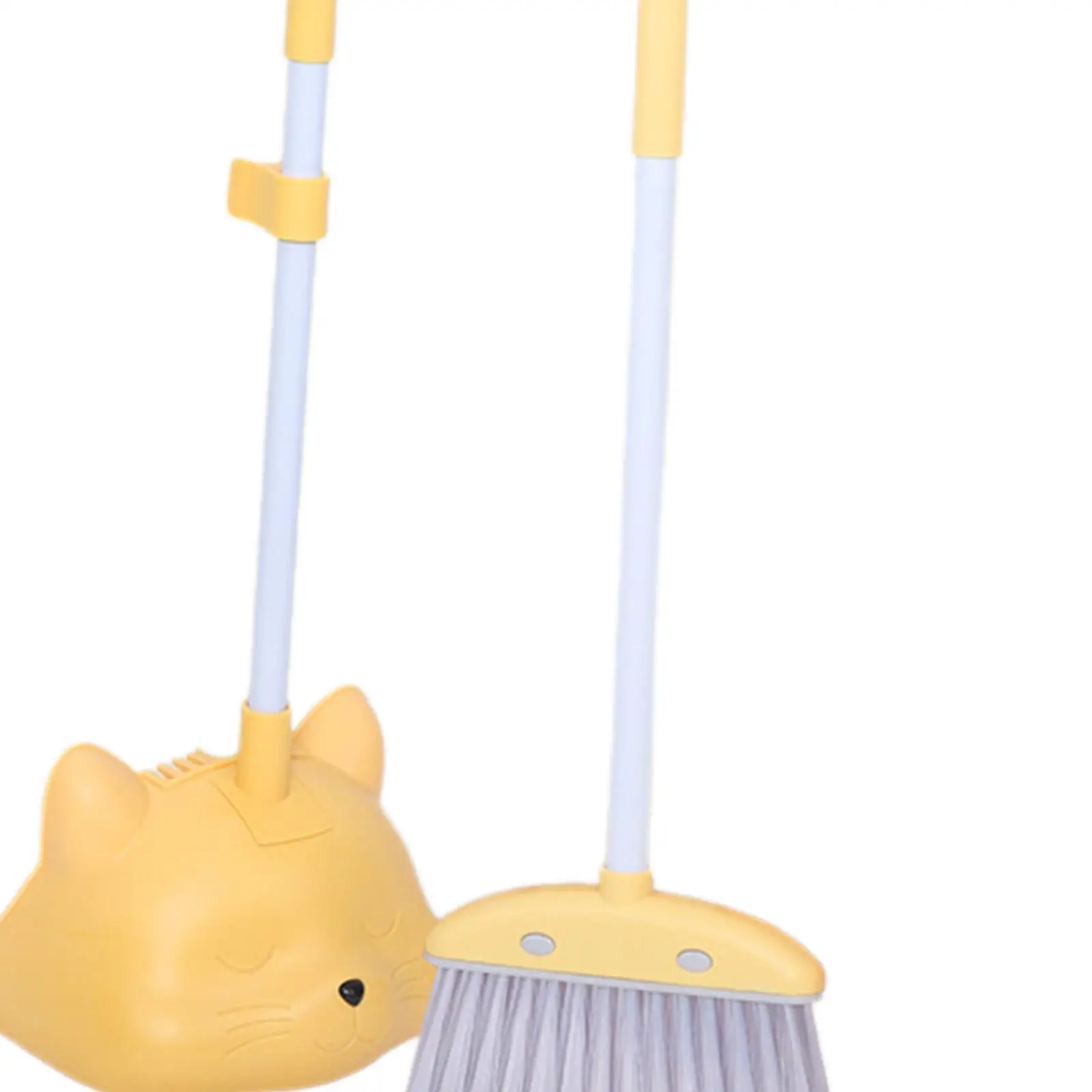 Children Cleaning Broom Dustpan Set Cleaning Sweeping Play Set Novelty Toddlers Cleaning Toys Set for Girls Boys Age 3-6 Kids