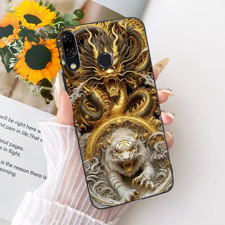 Stylish Black Soft TPU Phone Case - Sleek Protective Cover