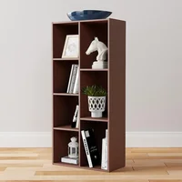 7 Cube Organizer Bookcase, Espresso, 9.3 x 19.5 x 41.7 in Bookshelf 2