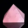 Natural pink rose Quartz Pyramid Crystal point reiki Healing 3