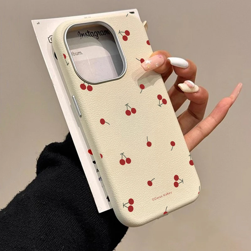 Adorable Cartoon Cherry Soft Phone Case Cover