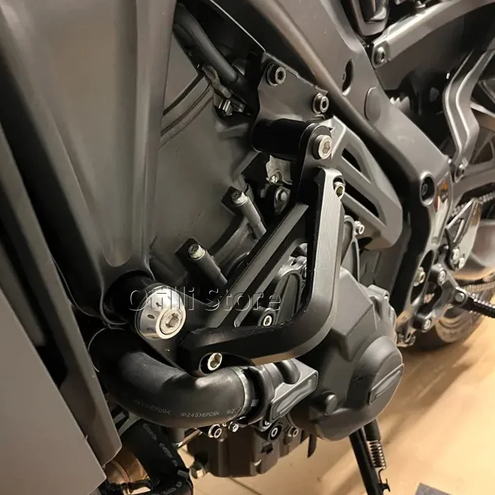 야마하 MT-09 MT09 SP 2021-2025 트레이서 9 GT XSR 900 엔진 보호 가드 커버 크래시 바 프레임 보호 범퍼