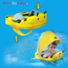 Baby Float With Crotch Strap & Inflation-free Solid Core Mambobaby Kid Swimming Ring Have Sunshade 0-7 Yeas Old Swim Pool Tube 6