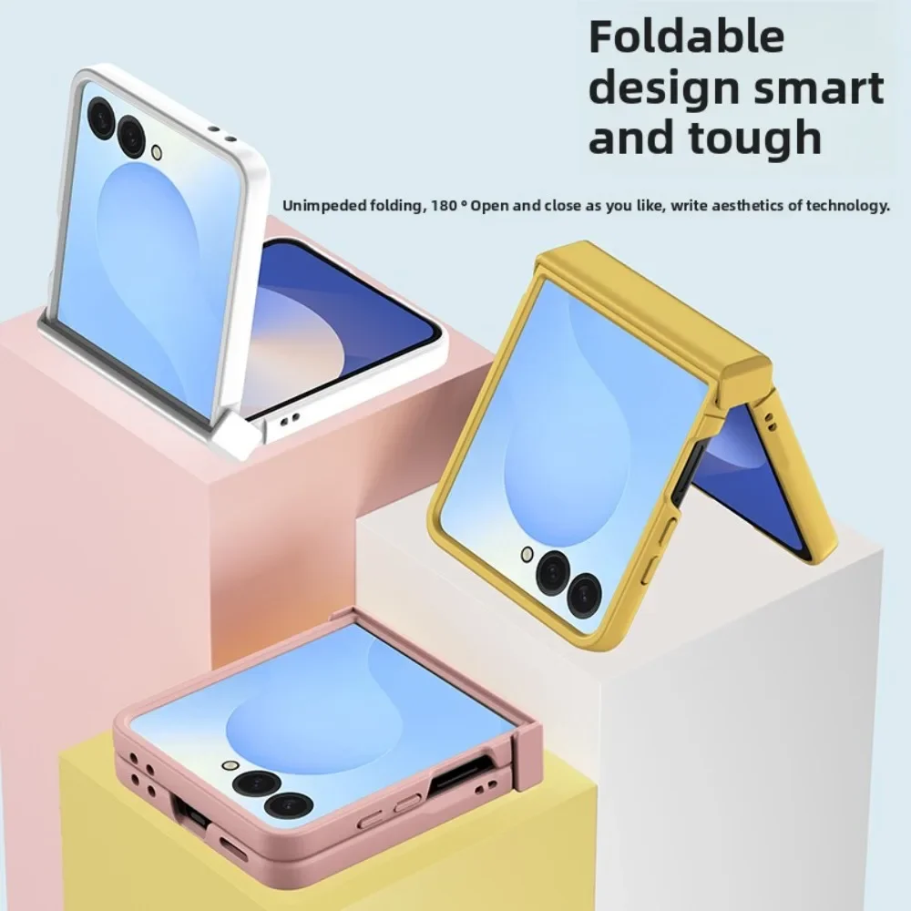 Tempered Film Solid Color Skin Feel Fully Wrapped Phone Case - Protective Cover