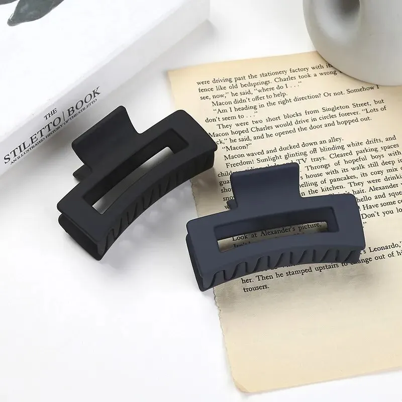 1pc oder 4 Teile/satz Frauen Mädchen Klaue Clips Kaffee Schwarz Haar Klaue Rutschfeste Krabben Haarnadeln Haarspange Mode Haar Zubehör geschenke
