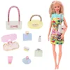 Doll Accessories Clothes Jewelry Luggage Suitcase Dollar Mini Plastic Toiletries Computer for 11.5 inch Barbiees BJD Glasses Toy 6