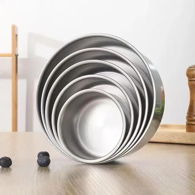 Boîte à Bento en acier inoxydable avec couvercle, réfrigérateur réutilisable, bol à légumes, récipient de stockage des aliments, accessoires de cuisine 5 pièces/ensemble 6