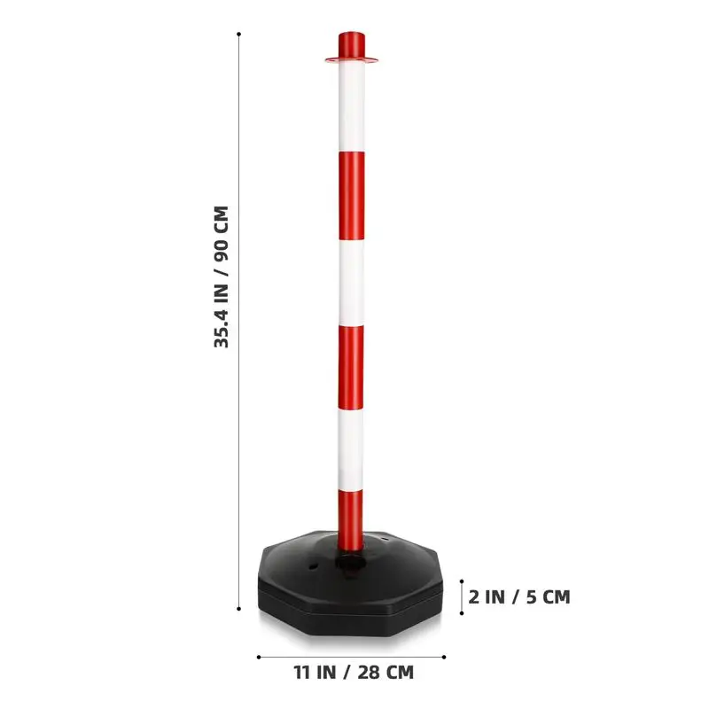 Traffic Isolation Bollard Plastic Traffic Cones Movable Fixed Column Facility Sign Road Pile Safety Warning Water-fillable