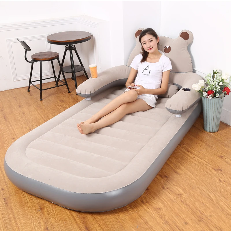

Couple Memory Inflatable Mattress Bedroom Mats Single Frames Floor Inflatable Mattress Sleeping Materasso Pieghevole Bedding