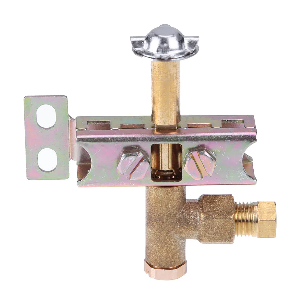 Flame 2 Hole Bracke Easy Mount Heavy Pilot Assembly Holder Long Lasting Multi-function Stainless Steel for Have Natural Or Gas