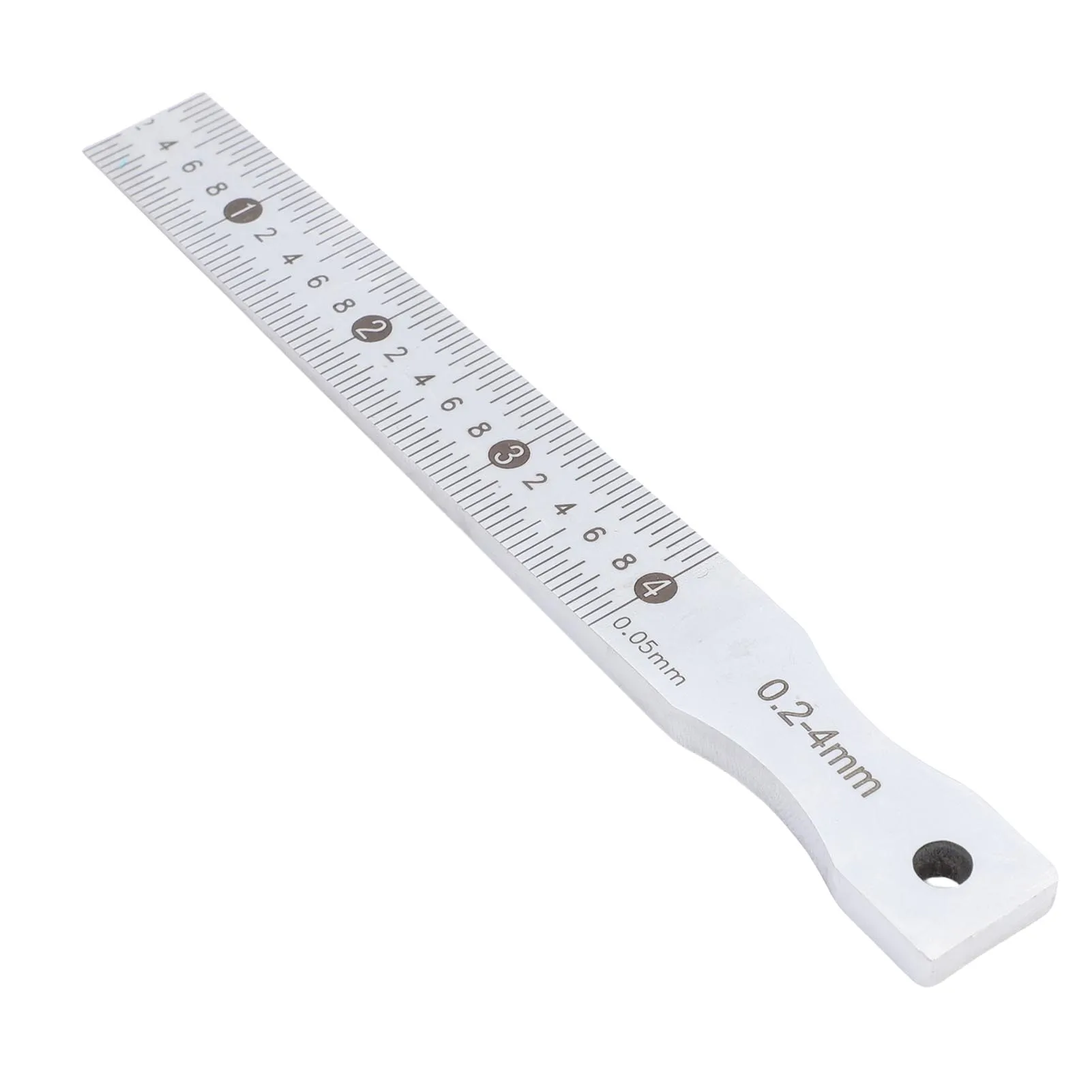 스테인레스 스틸 갭 게이지 0.2-4mm 범위 0.05mm 정확도 건설 철도용 다기능 테이퍼 게이지
