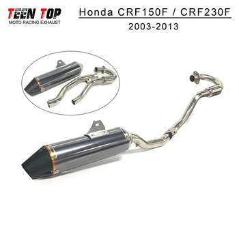 Motorcycle Exhaust Full System For Honda CRF150F CRF230F Muffler 2003-2013 51mm Modified Motobike Elbow
