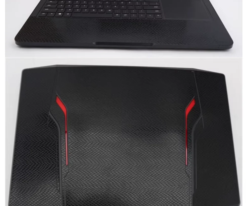 ASUS Zenbook DUO UX8406 UX8406C용 블랙 스네이크 프리컷 안티 스크래치 비닐 스티커 스킨 프로텍터