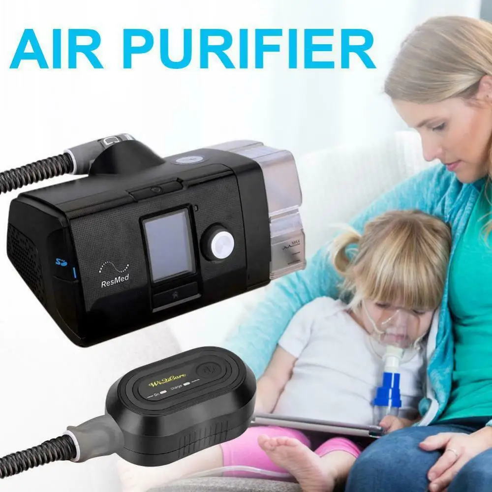 

Portable CPAP Respirator Ozone Disinfection Machine Sleep Breathing Air Purifier Ventilator Sanitizer Sterilizer Cleaner Health