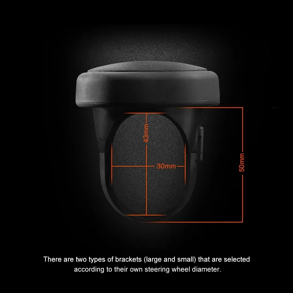 Impugnatura a Sfera per Volante a 360 Gradi, Potenziatore di Controllo per Auto, Manopola Universale in Silicone per Styling Auto - Image 5