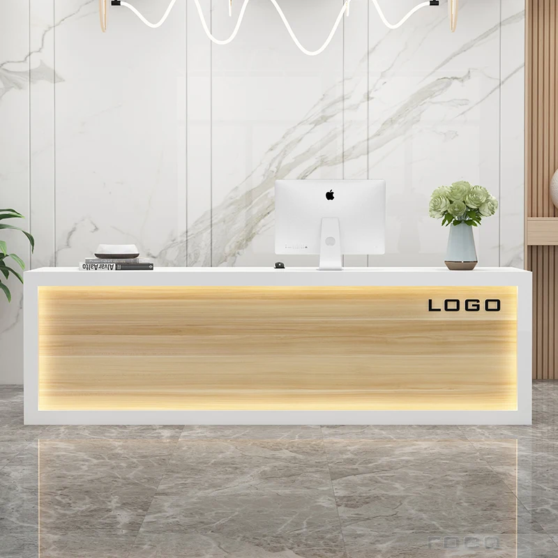 Luxury Information Reception Desks Garden Lectern Rostrum Garden Reception Desks European Recepcion Mostrador Office Furniture