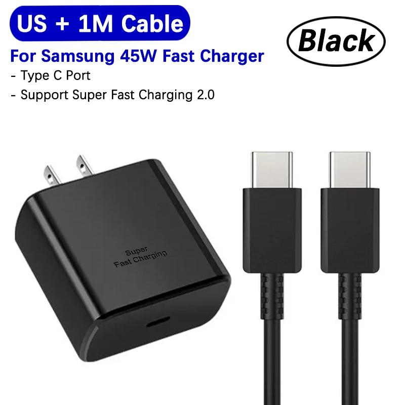 ตัวเลือกสินค้า อะแดปเตอร์ชาร์จเร็ว 45W Super Fast Charger สำหรับมือถือหลายรุ่น