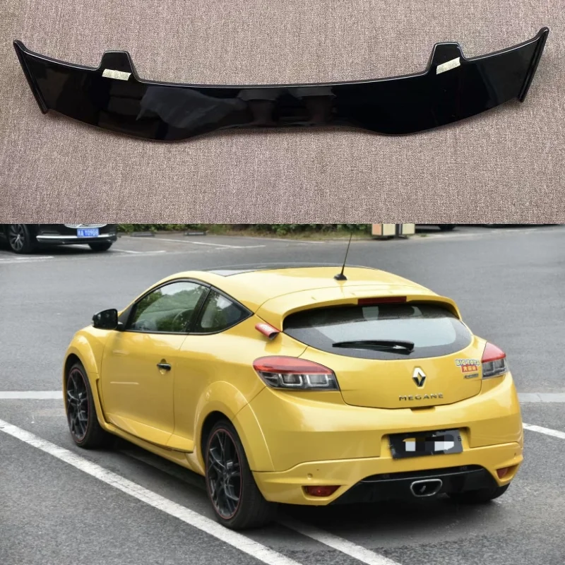 Spoiler Sayap Atap Belakang Per Renault 4 Mk4 Rs Abs Glossy/Aksessori Body Kit Warna Karbon Clio 4 Sport Tourer Spoiler 2013-202