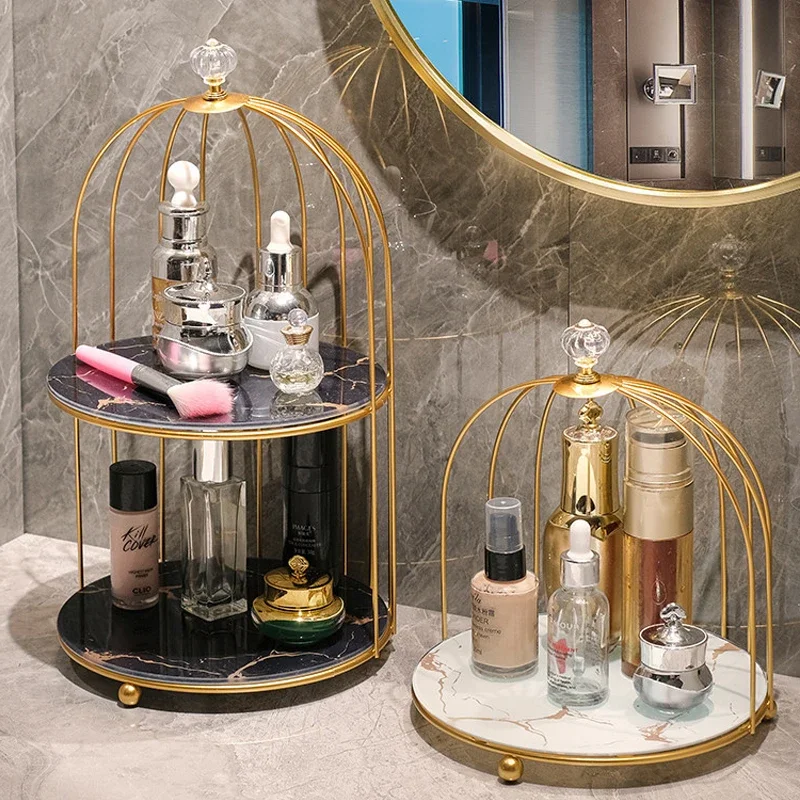 Makeup Organizer Makeup Box Cosmetic Organiser Cosmetic Storage Shelf Bathroom Tabletop Organiser Toilet Vanity Organiser 6