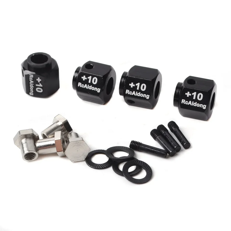RC Wheel Spacers & Hex Hubs - 12mm 15mm Extension Adapters For 1/10 Scale Crawlers