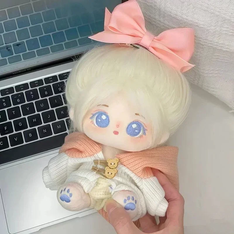 

20cm Cotton Plush Stuffed Doll Cartoon Soft Cloth Dolls For Girls Gift Kids Toys DIY Parts Accessories Fashion