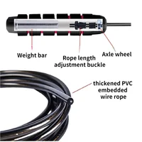 Rapid Speed Jump Rope lose weight Steel Skipping Rope Exercise Adjustable Jumping Rope Fitness gym Training Home Sport Equipment 2