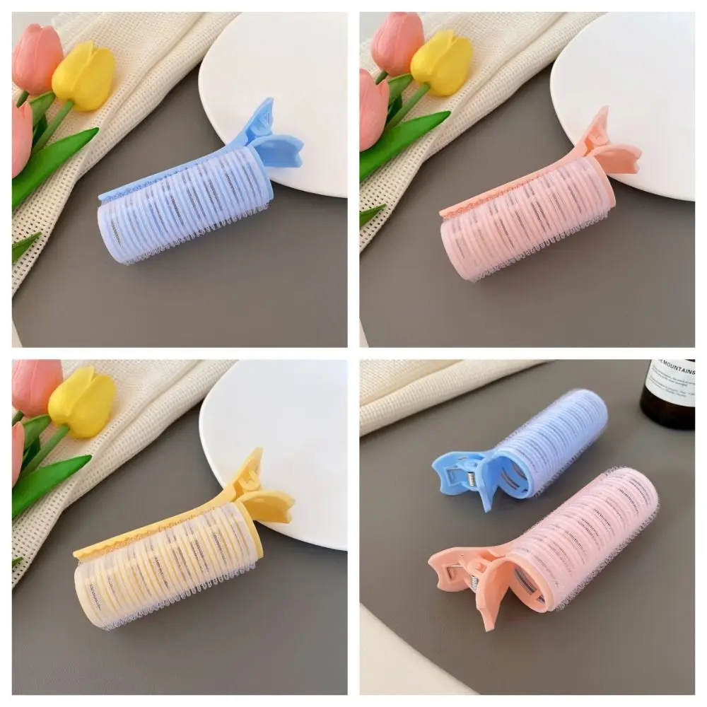 Self-adhesive Bangs Hair Roller Plastic Top Styling Natural Fluffy Clip Women Hair Curler Lazy Bangs Roller Fluffy Air Bangs