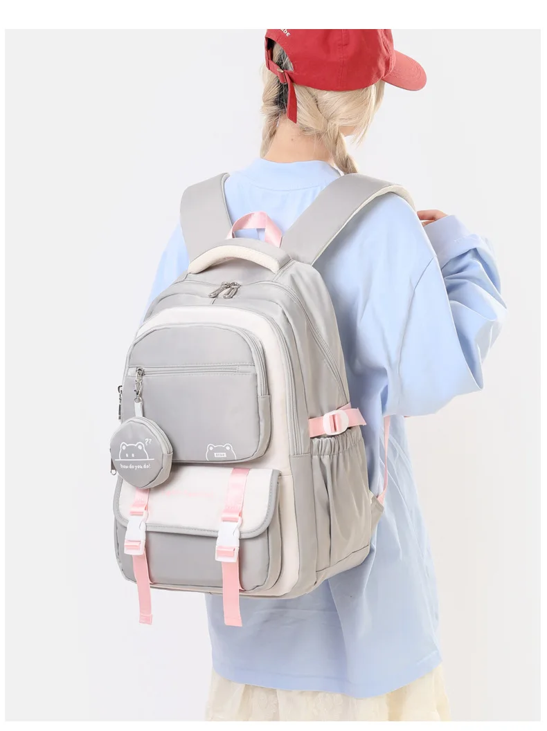 Atspari vandeniui kuprinė mergaitėms – mokyklai ir kelionėms / Waterproof Girls Backpack for School & Travel