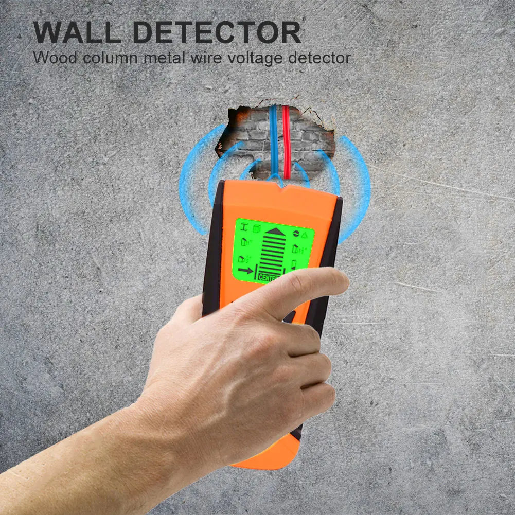 Metal Detector AC Wire Wood Studs Tool 3 In 1 Digital Wall Scanner LED Display Electric