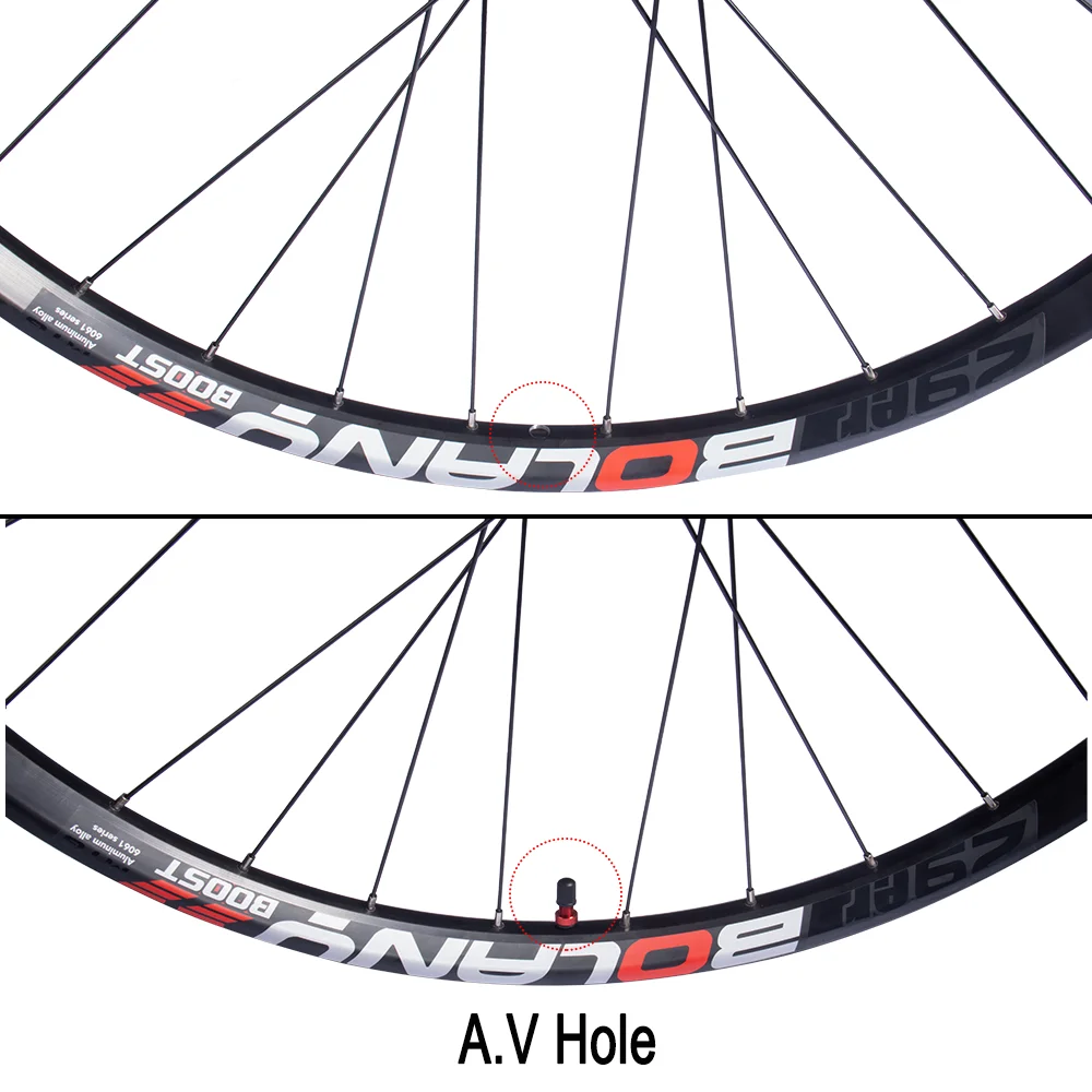 Bolany MTB Bike Boost Wheelset Wheel Thru Axle Hub 110*15 148*12MM