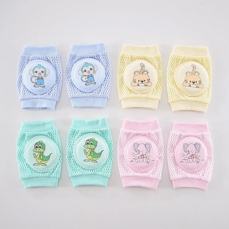 Baby Knee Pads Kids Girl Boy Crawling Elbow Toddlers Baby Knee Pads Safety Mesh Kneepad Protector Leg Warmer Cushion Legging Infants Children