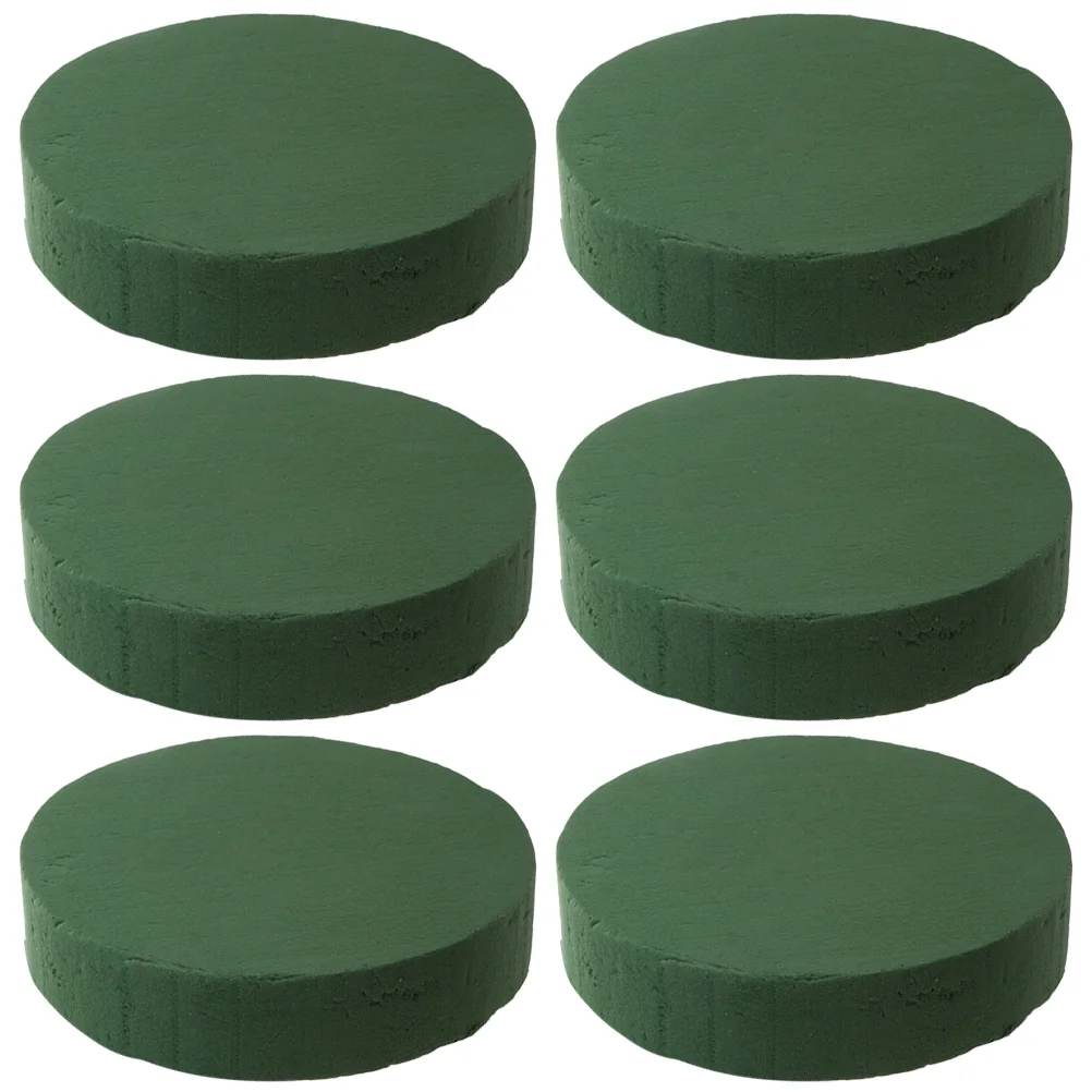 

6pcs Round Floral Blocks Dry Floral Bricks Wedding Wedding Decor Plants for Artificial Floral Dried Arrangements