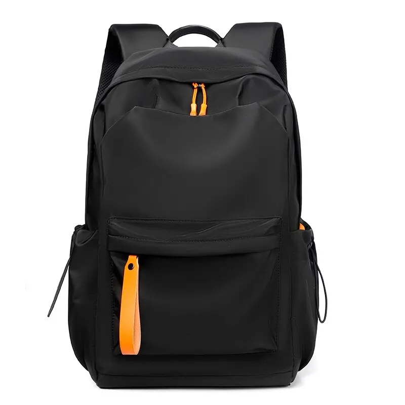 A 14-inch Casual Men's Shoulder Bag Commuting Travel Simple Large-capacity Travel Computer Bag Student Schoolbag