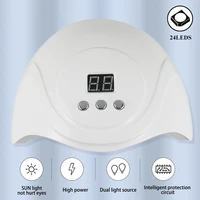 NEW Nail Dryer Machine Portable USB Cable Home Use Nail Lamp For Drying Curing Nails Varnish with 24pcs Beads UV LED Lamp 2