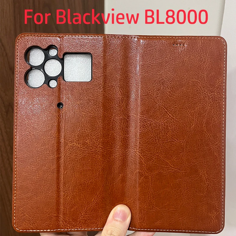 Genuine Leather Flip Wallet Phone Case Cover
