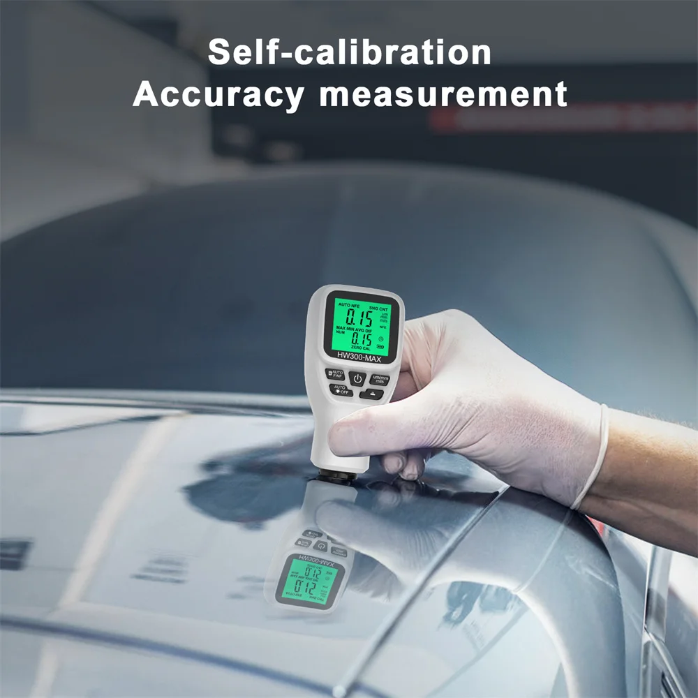 Paint thickness gauge 0-2000um car paint coating tester