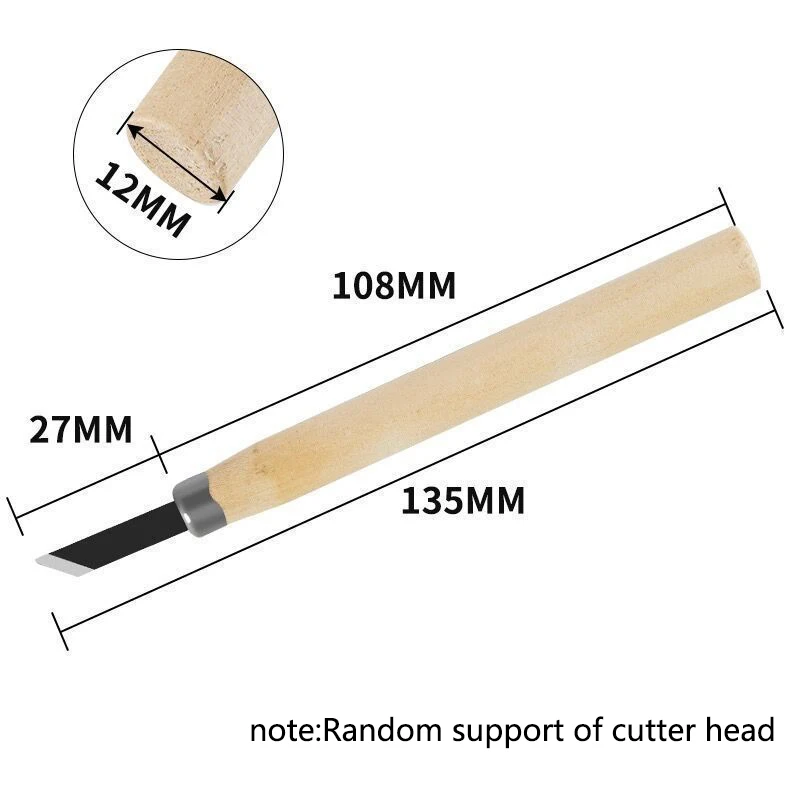 12PCS Wood Carving Gouge Set 6