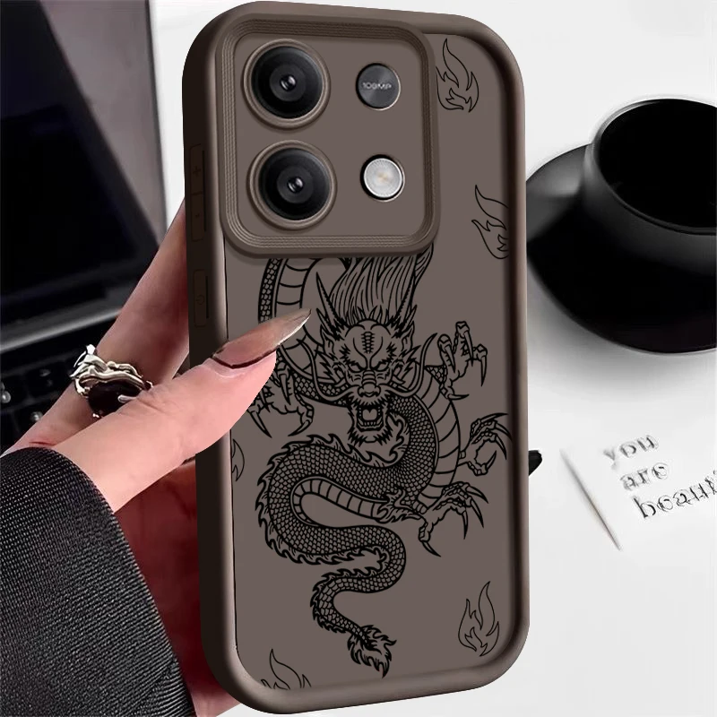 Dragon Pattern Soft TPU Silicone Phone Case