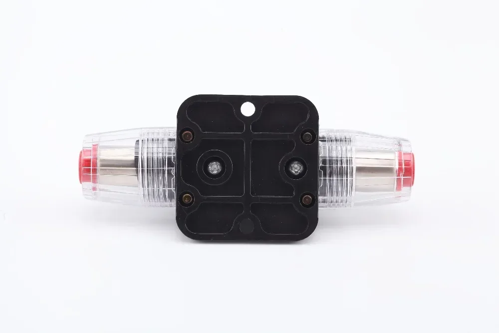 12-60V DC AMP Circuit Breaker 20A 30A 40A 50A 60A 80A 100A Car Inline Replace Fuse Reset Inverter Holder AGU Style Refit Adapter