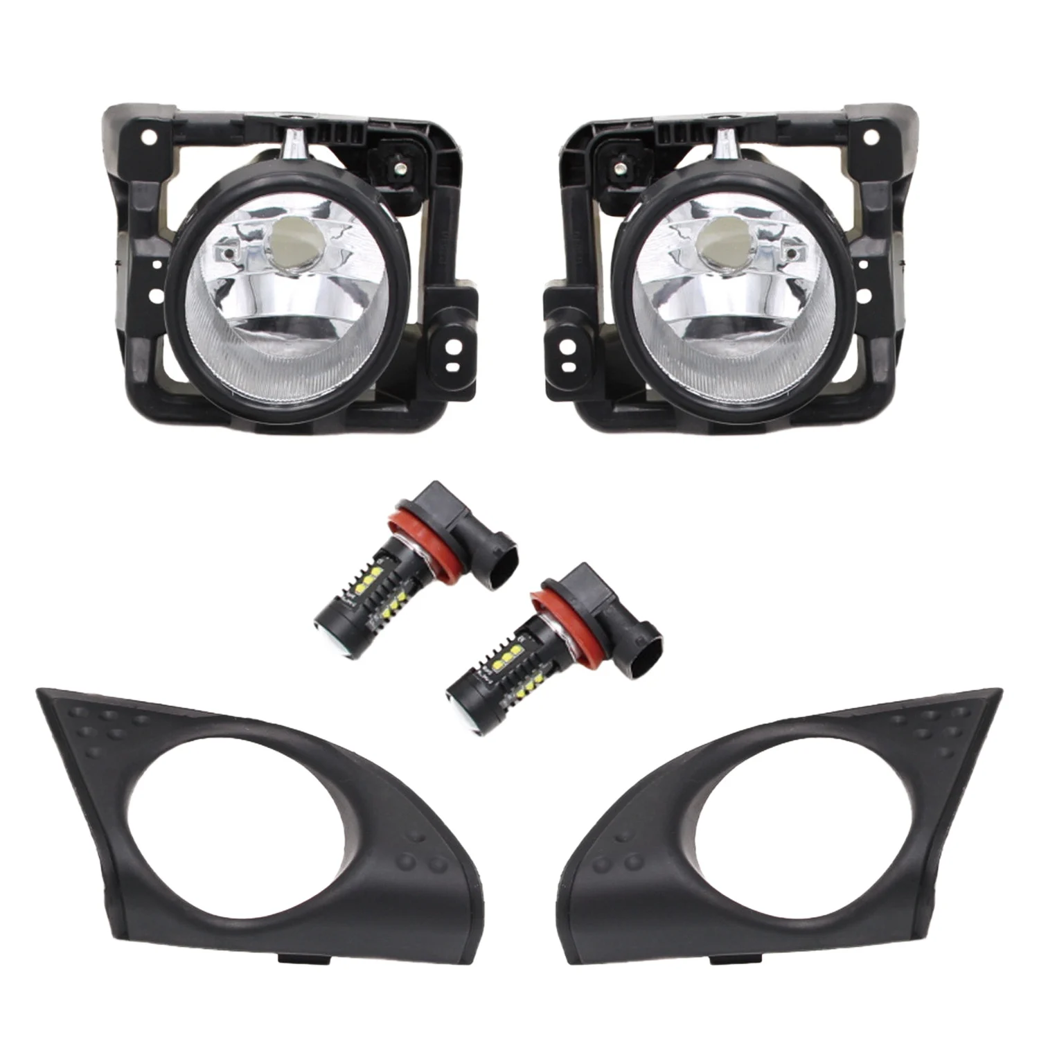 

1Pair LH+RH Fog Driving Light Lamp with 2 LED Bulbs & Cover Fit for Honda Acura TSX