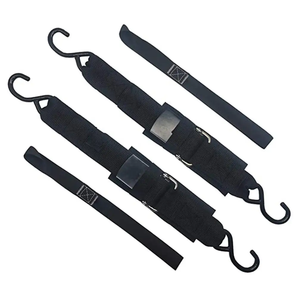 Pvc Boat Winch Strap With Hook Speedboat Yacht Trailer Tow Straps Kayak